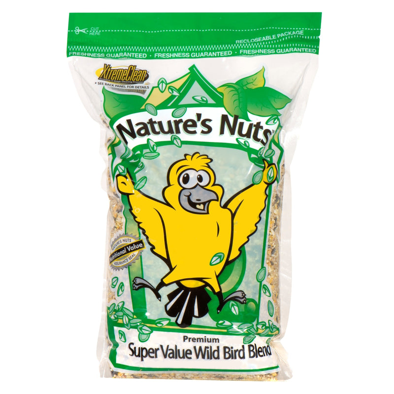 Nature's Nuts Super Value Assorted Species Millet Wild Bird Food 40 lb