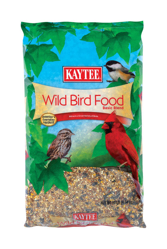 Kaytee Basic Blend Songbird Grain Products Wild Bird Food 10 lb (Pack of 4)