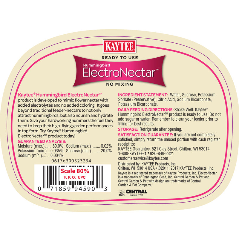 Kaytee Electronectar Hummingbird Water Nectar 16 fl. oz.