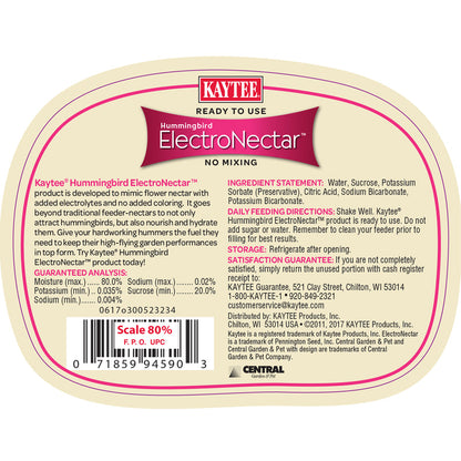 Kaytee Electronectar Hummingbird Water Nectar 16 fl. oz.