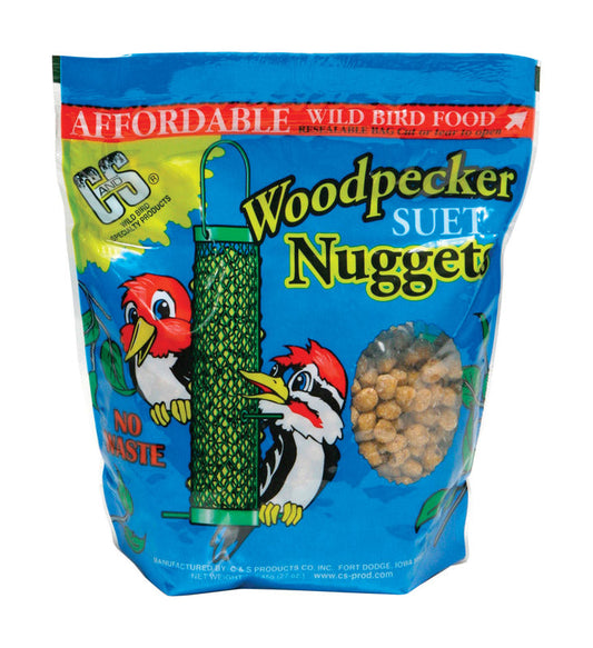 C&S Products Woodpecker Suet Nuggets Corn 27 oz. (Pack of 1)