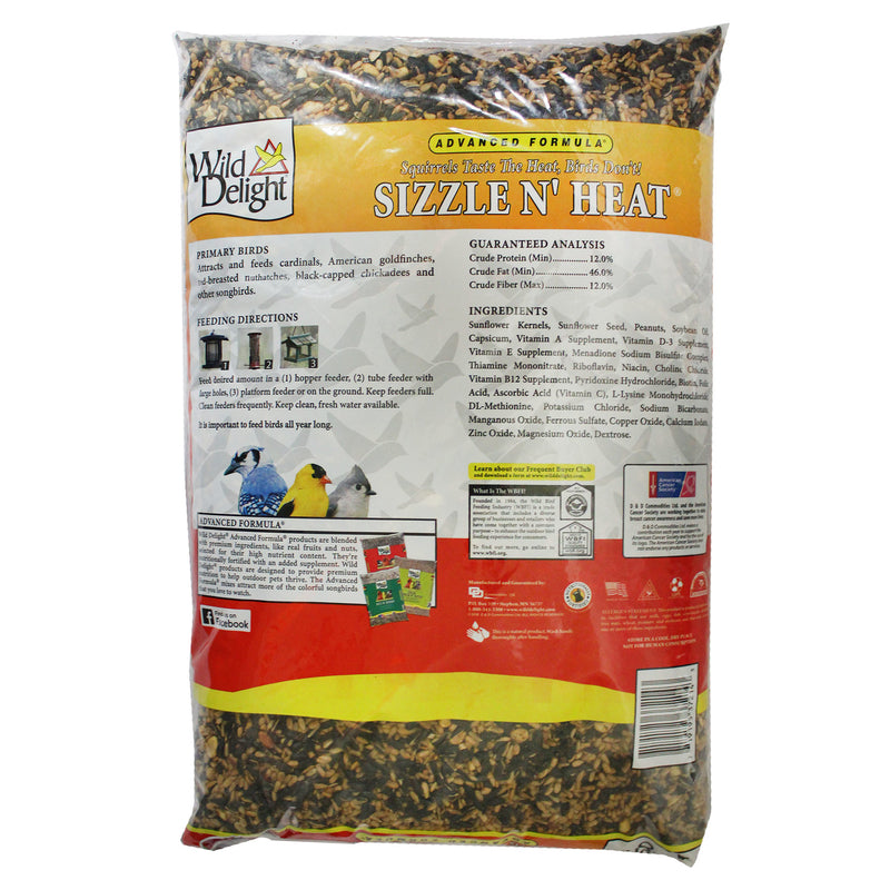 Wild Delight Sizzle N Heat Songbird Wild Bird Food Sunflower Kernels 14 lb. (Pack of 3)