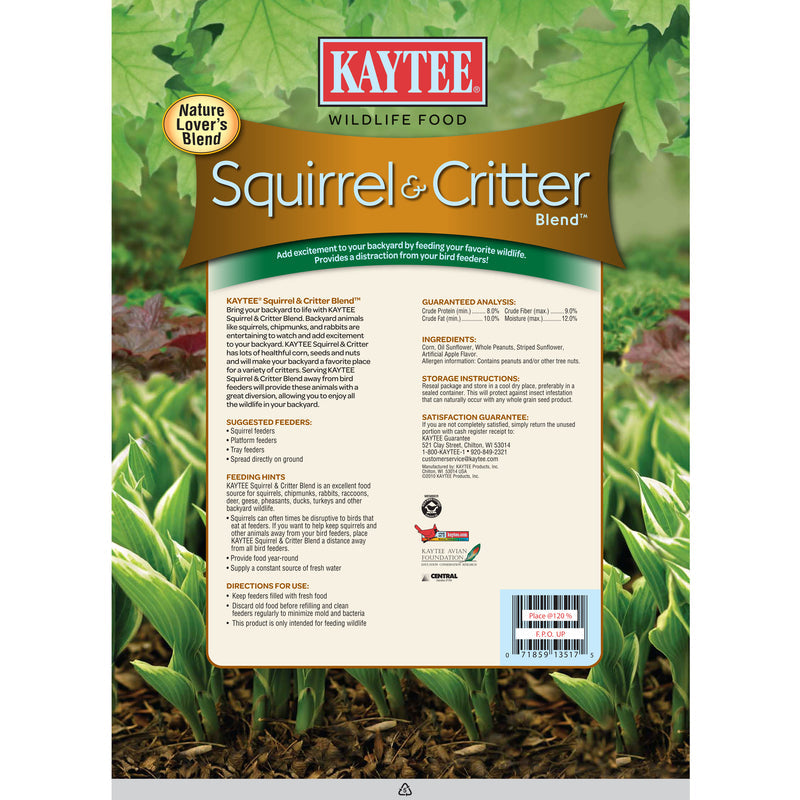 Kaytee Squirrel & Critter Assorted Species Corn Squirrel and Critter Food 20 lb