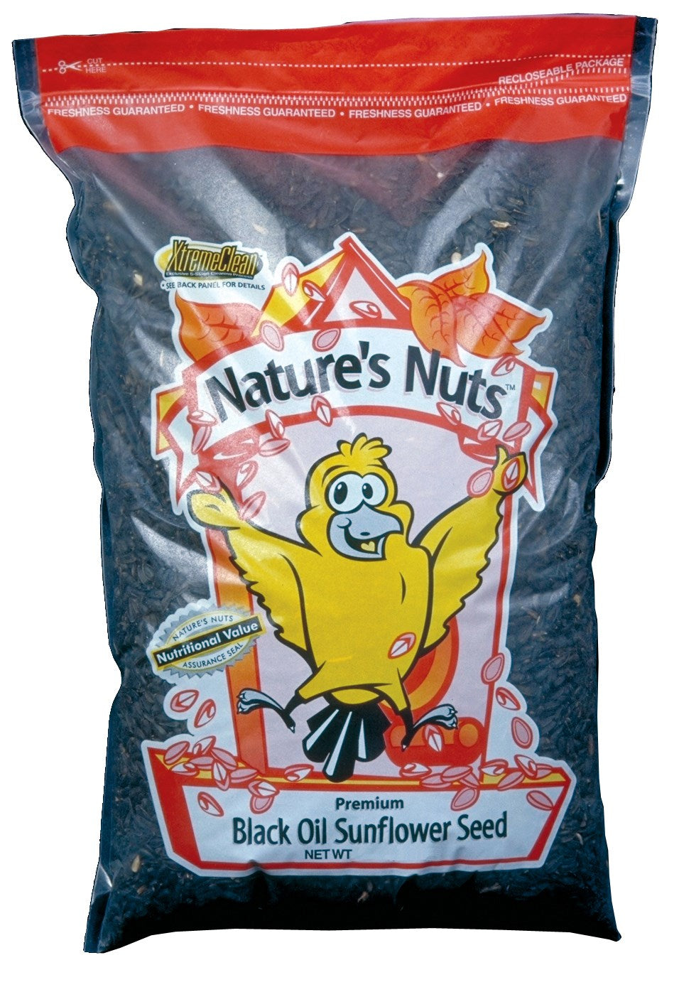 Nature's Nuts Premium Assorted Species Black Oil Sunflower Seed Wild Bird Food 40 lb