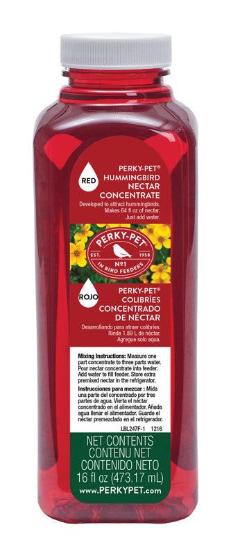 Perky-Pet Hummingbird Nectar Concentrate Sucrose 16 oz. (Pack of 6)