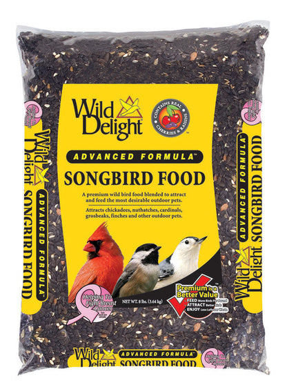 Wild Delight Songbird Sunflower Seeds Wild Bird Food 8 lb