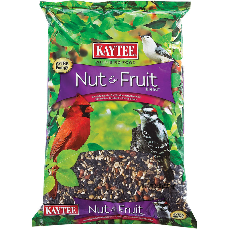 Kaytee Nut & Fruit Blend Songbird Nut & Fruit Wild Bird Food 5 lb