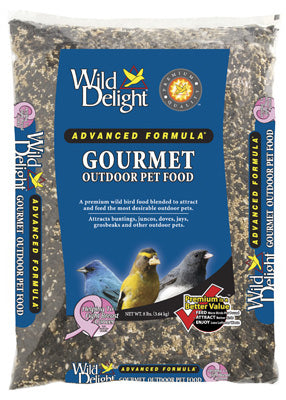 Wild Delight Gourmet Assorted Species Sunflower Seeds Wild Bird Food 8 lb