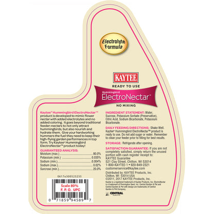 Kaytee Hummingbird ElectroNectar, 64 oz.