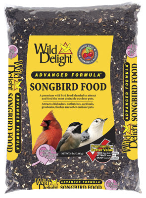 Wild Delight Songbird Sunflower Seeds Wild Bird Food 8 lb