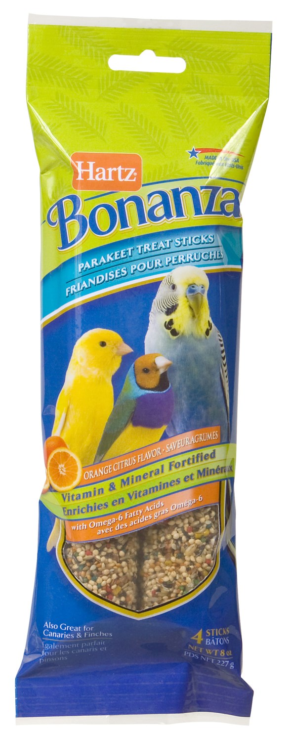 Hartz 11570 8 Oz Bonanza Parakeet Treat Sticks