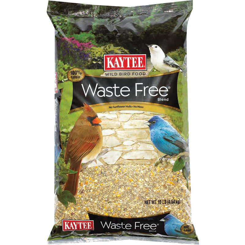 Kaytee Waste Free Songbird Hulled Sunflower Seed Concentrated Wild Bird Food 10 lbs.