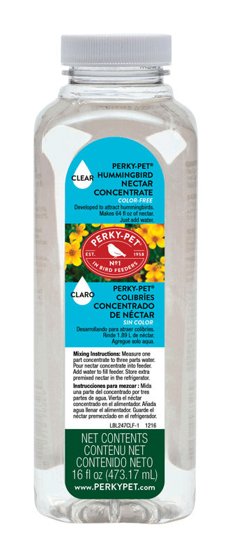 Perky-Pet Hummingbird Nectar Concentrate Sucrose 16 oz. (Pack of 6)